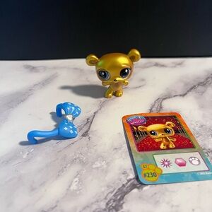 Hasbro  Littlest Pet Shop Surprise Box Series 4 G7 #230 GOLDEN PANDA (Chase)